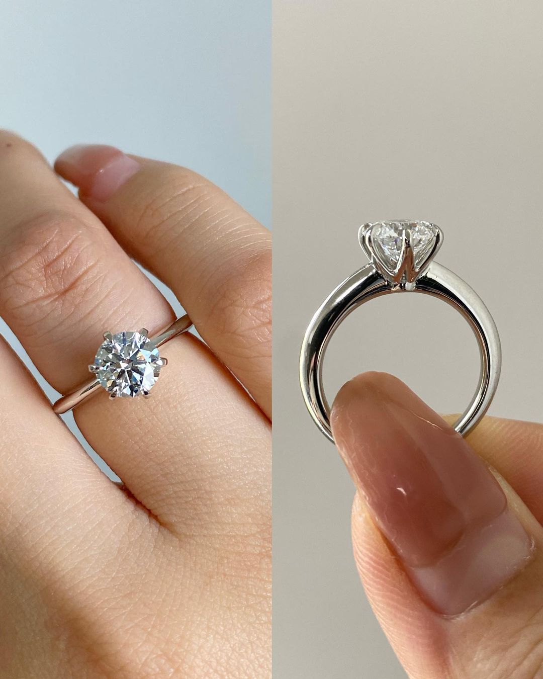 Moissanite ring
