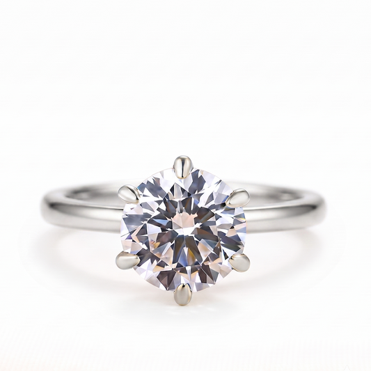 2.00ct Round Cut Solitaire Lab-Grown Engagement Ring
