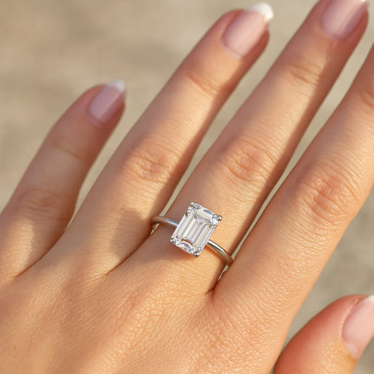 emerald cut diamond jewelry