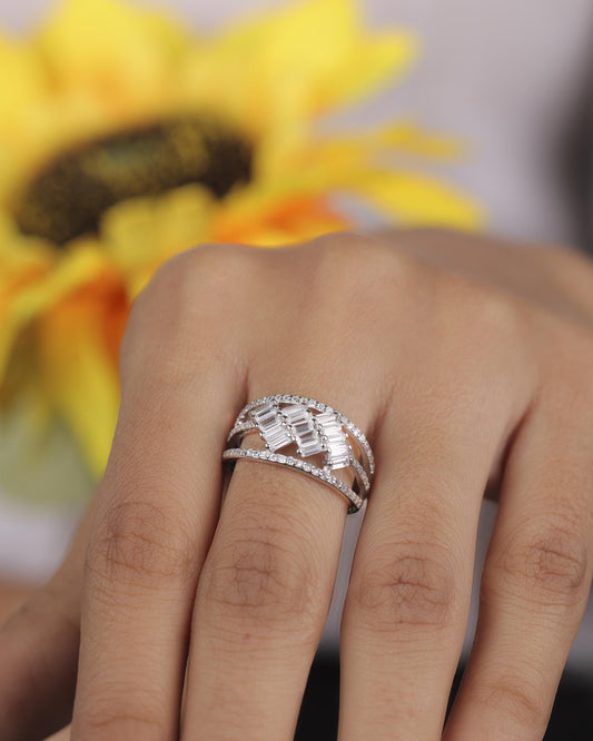 Moissanite Ring