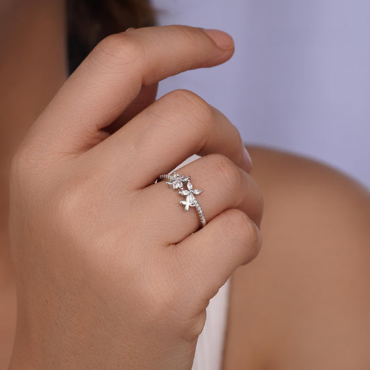 Moissanite Ring
