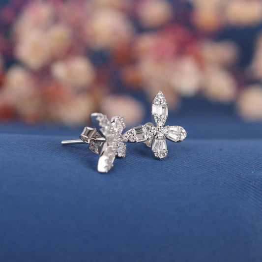 Baguette Cut Earrings