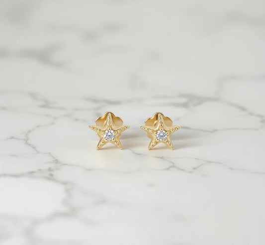 starfish cartilage earring