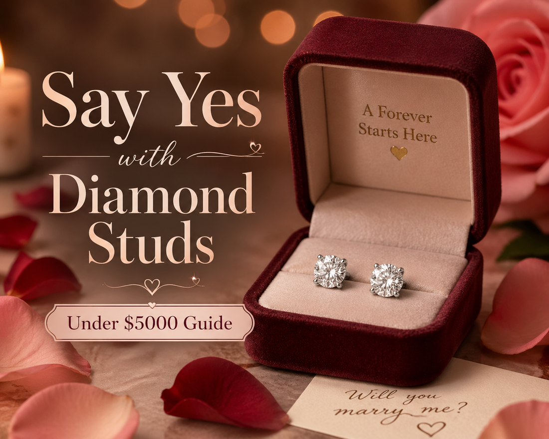 Lab-Grown Diamond Stud Earrings for a Proposal Under $5000Lab-Grown Diamond Stud Earrings for a Proposal Under $5000