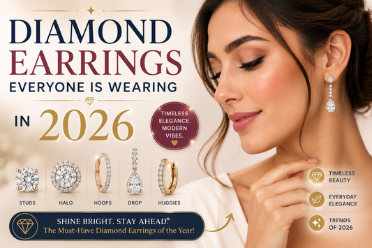 gold lab grown diamond earrings