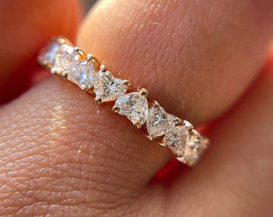 moissanite wedding bands