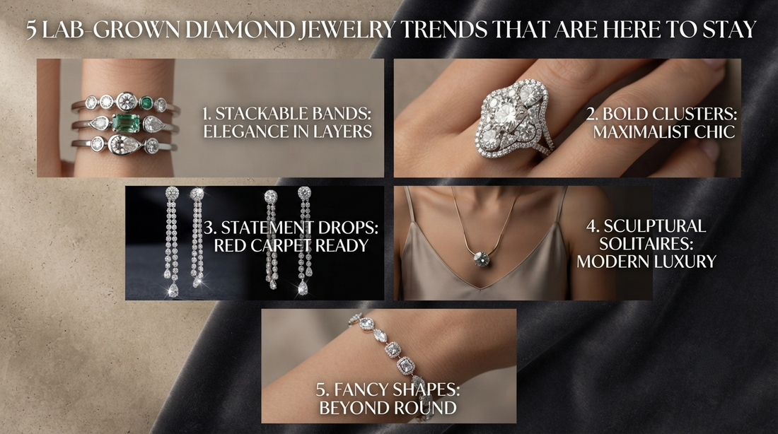 5 Lab-Grown Diamond Jewelry Trends That Are Here to Stay