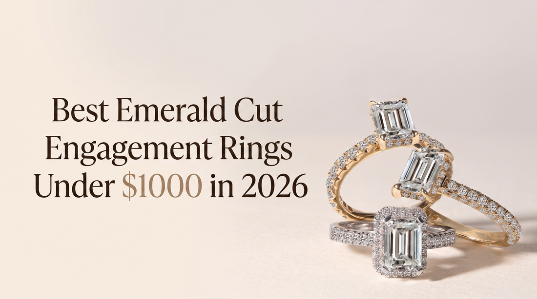 Best Emerald Cut Engagement Rings Under $1000 in 2026