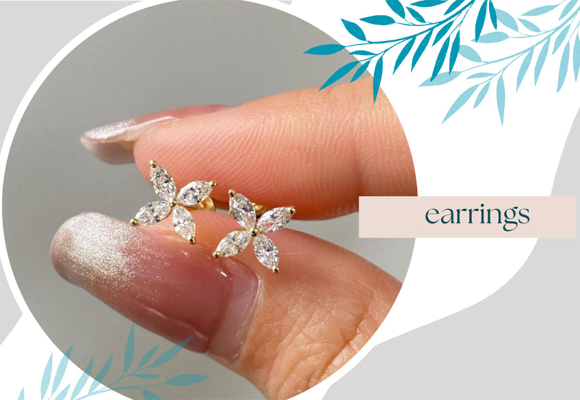 Moissanite earrings