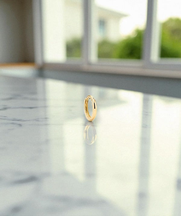Mini Gold Hoop Earring • Dainty 14K Gold Pair Hoop