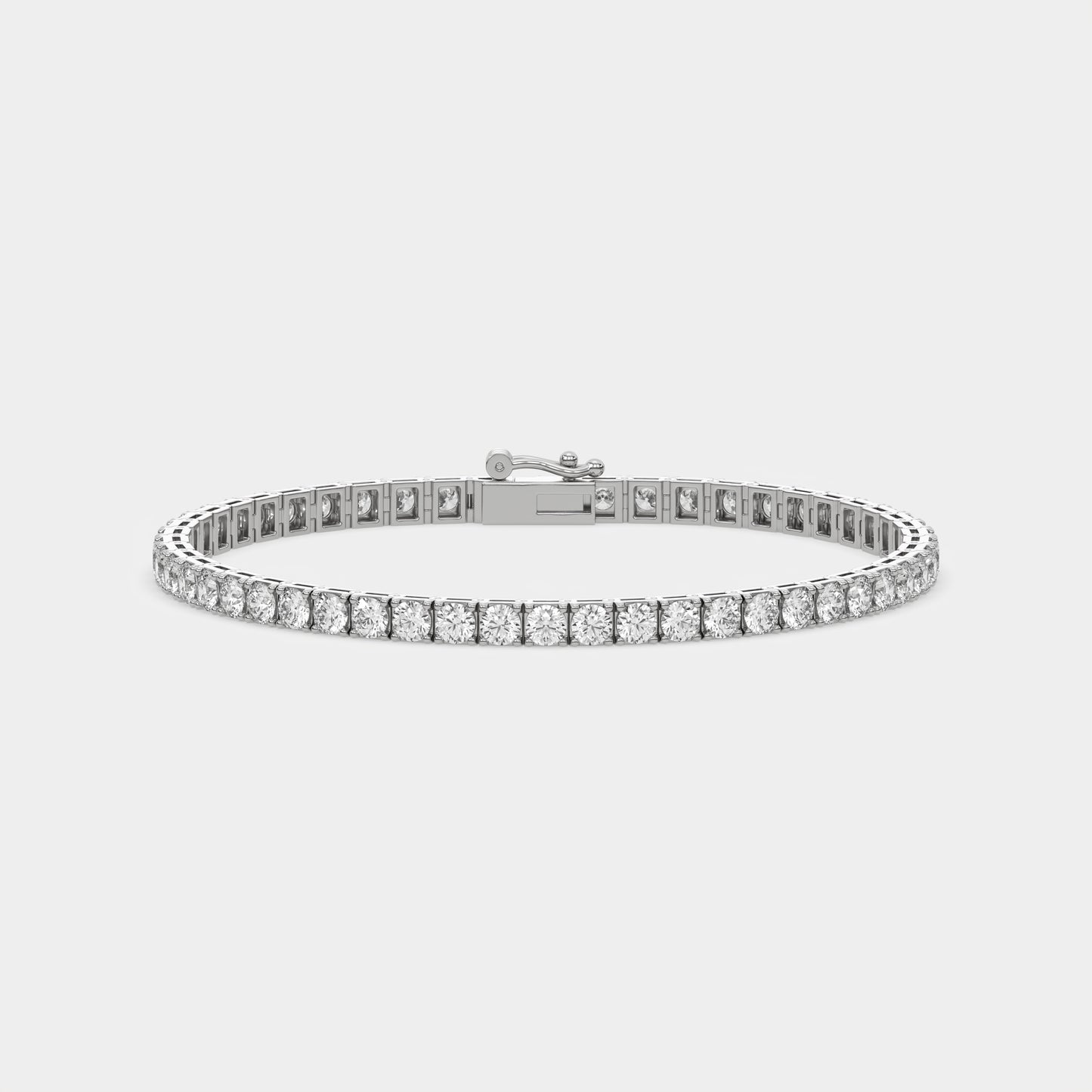 4.00 carat Natural Diamond Eternity Bracelet, Tennis Bracelet