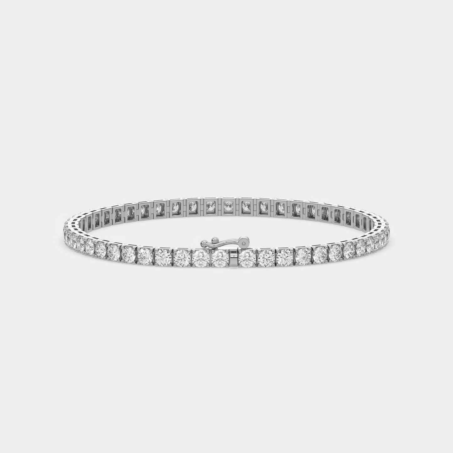 4.00 carat Natural Diamond Eternity Bracelet, Tennis Bracelet