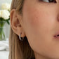 Tube Medium Gold Hoop Earrings • Classic Solid 14K Gold Hoops