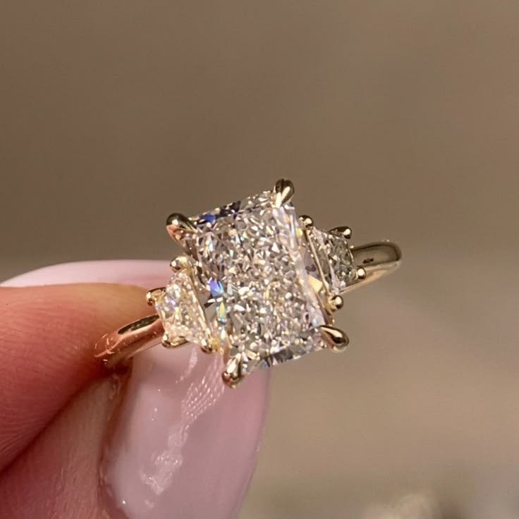 three stone rings