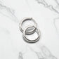 Tube Medium Gold Hoop Earrings • Classic Solid 14K Gold Hoops
