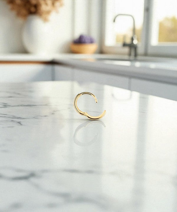 Mini Gold Hoop Earring • Dainty 14K Gold Pair Hoop
