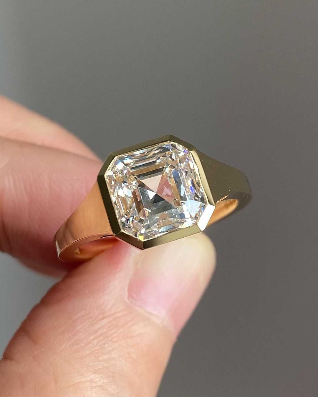 diamond gold ring