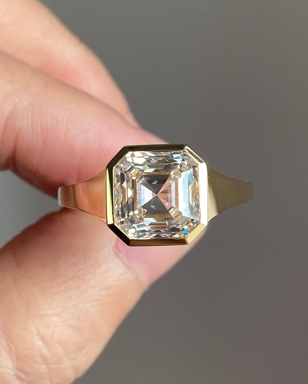 diamond gold ring