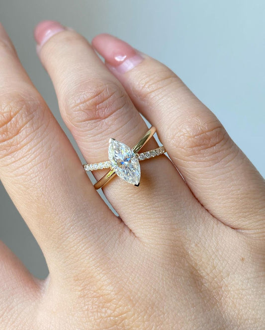 Marquise cut ring 