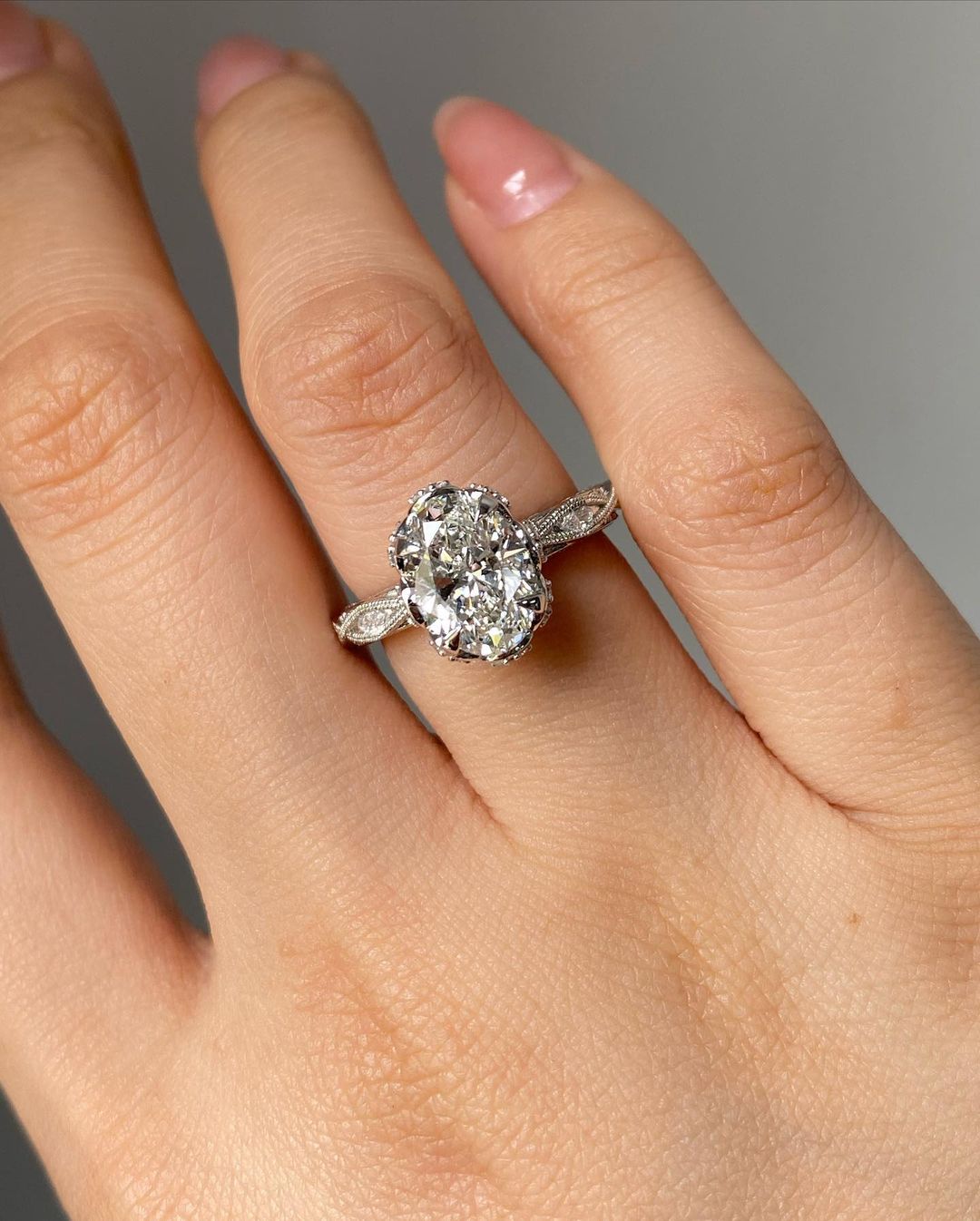 Moissanite Diamond Ring