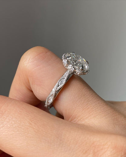 Moissanite Ring