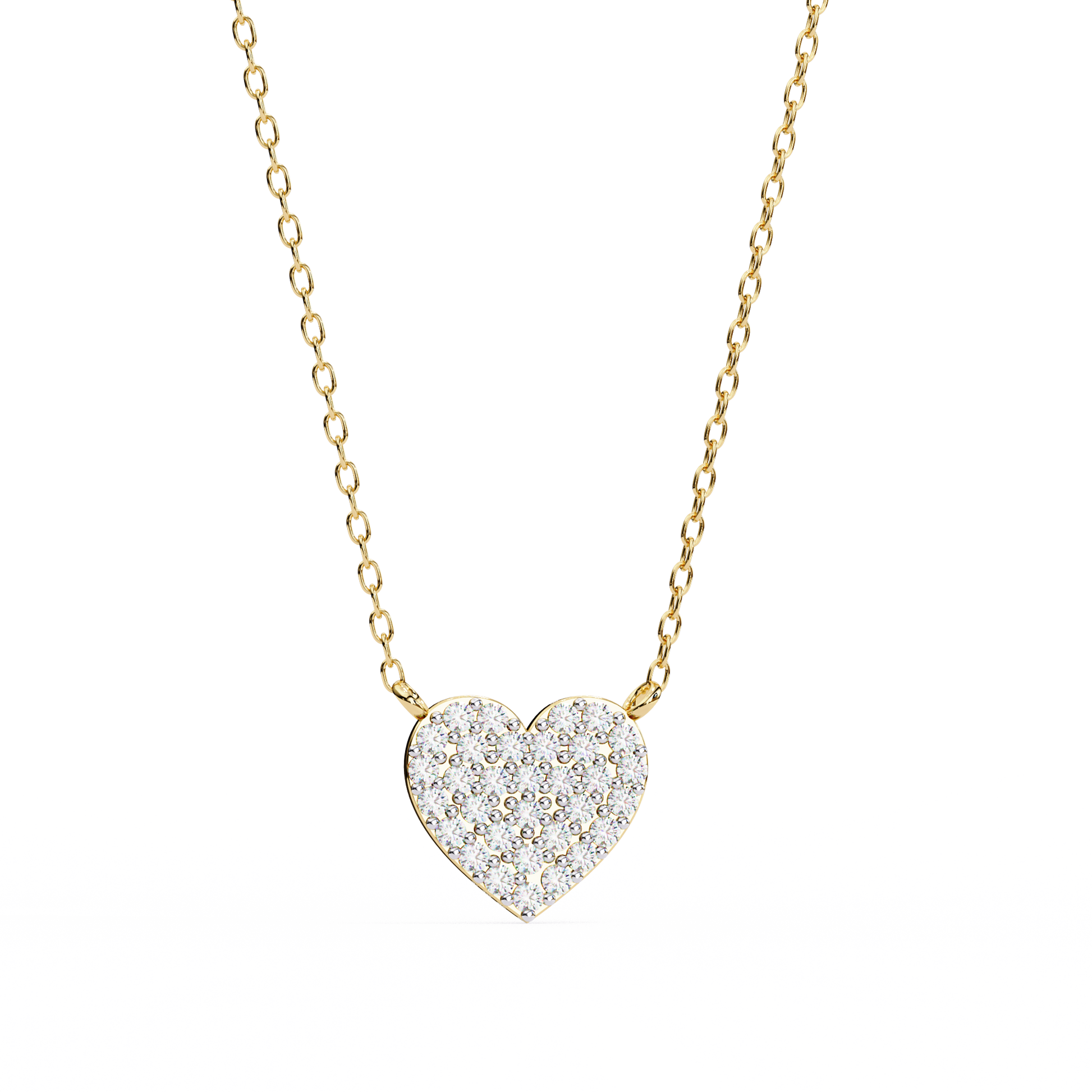 heart shaped pendant necklace​

