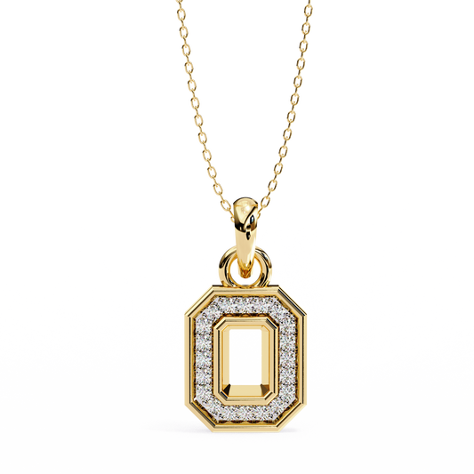 octagon pendant necklace