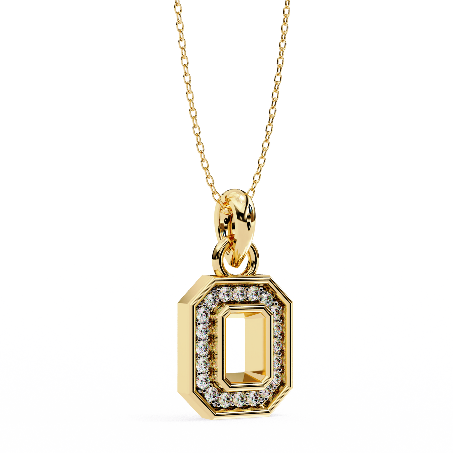 octagon shape pendant