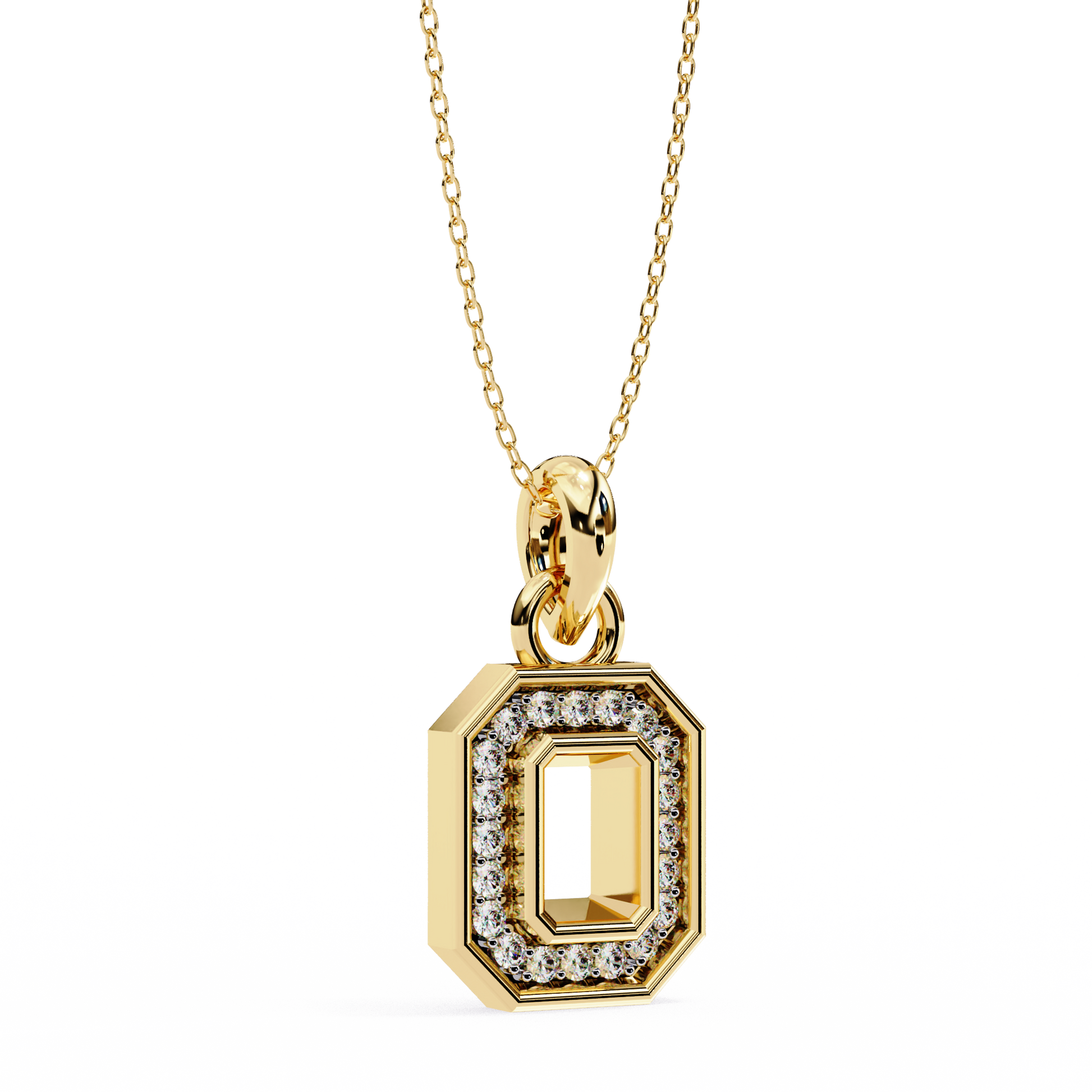 octagon shape pendant