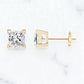 1/5ct Princess Cut Lab Grown Diamond Stud Earrings