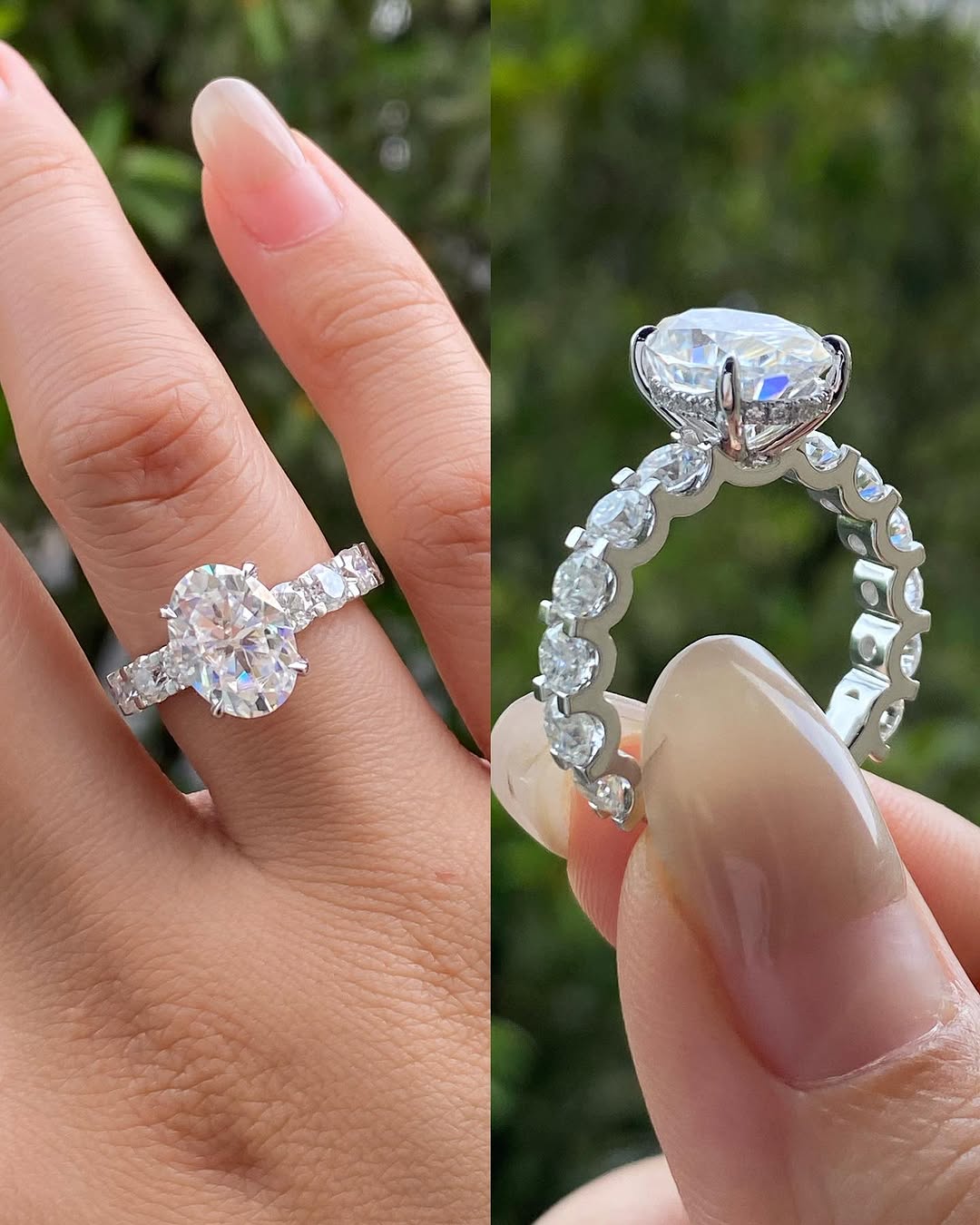 Moissanite Ring