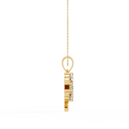  pendant necklace four leaf clover​
