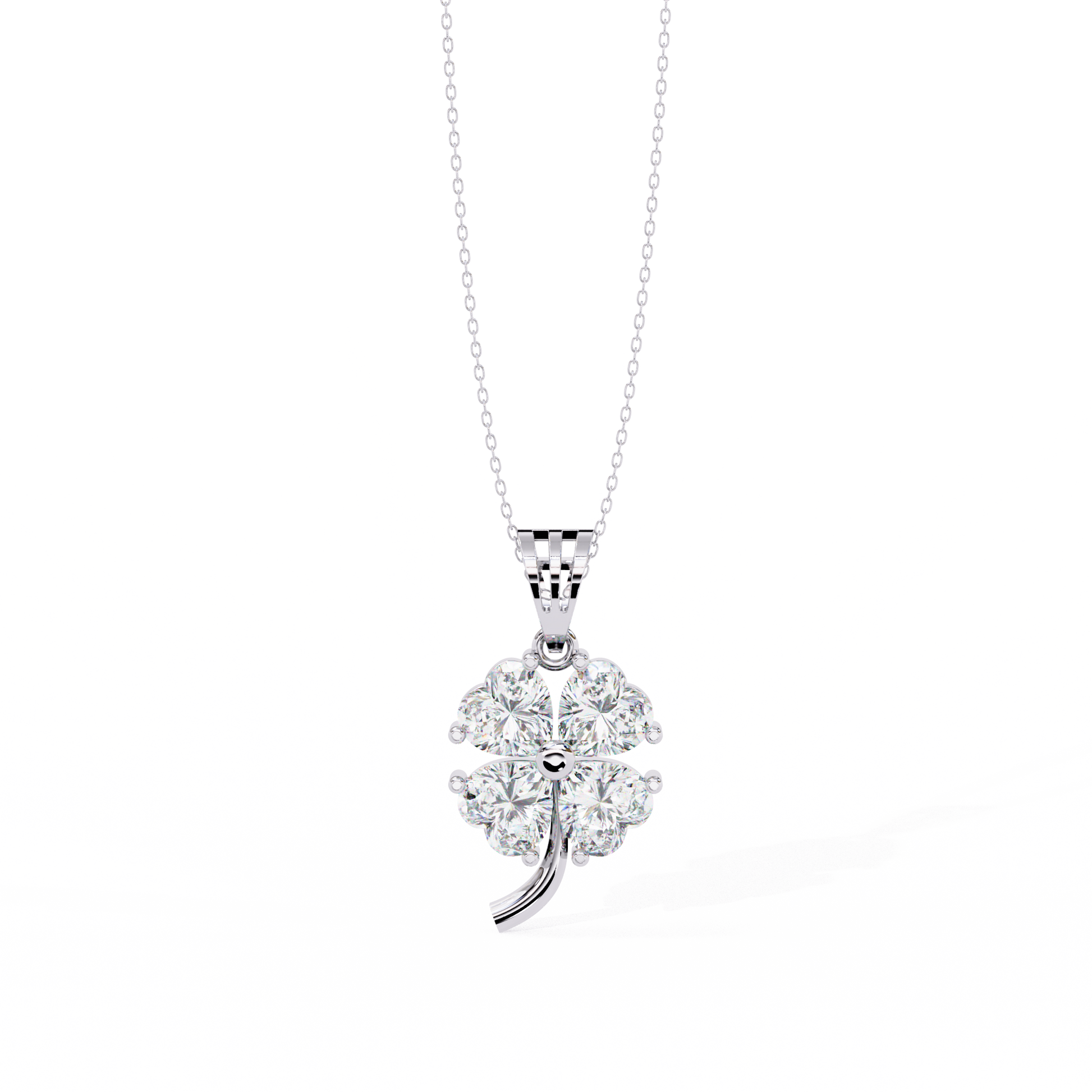 clover leaf pendant necklace​

