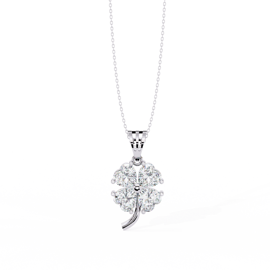 clover leaf pendant necklace​

