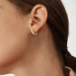 Geometric Princess Cut Lab Grown Diamonds Hexagon Hoops