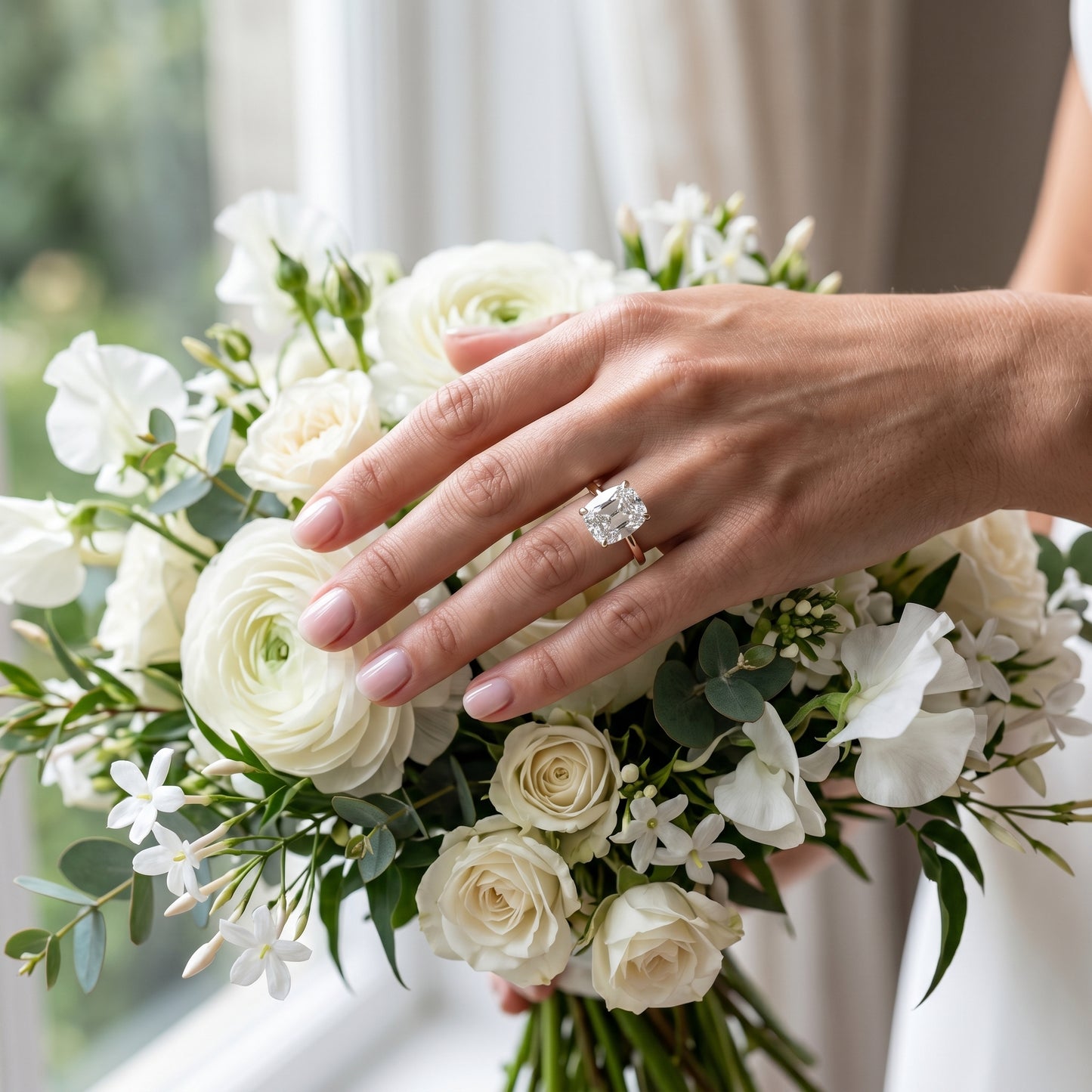 3.46ct Cushion Cut Lab-Grown Engagement Ring