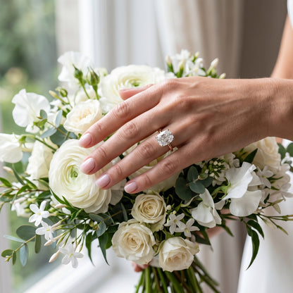 3.46ct Cushion Cut Lab-Grown Engagement Ring