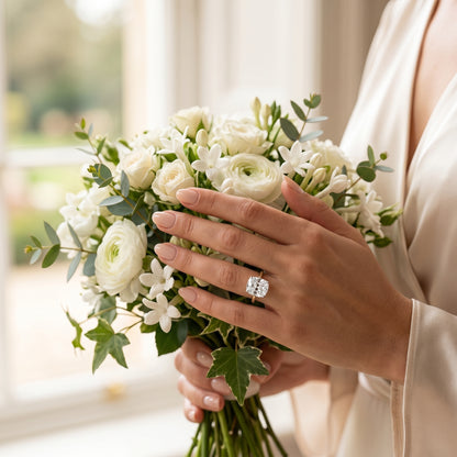 3.46ct Cushion Cut Lab-Grown Engagement Ring