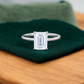 1.75 CT Emerald Cut Lab Grown Diamond Engagement Ring • Ethical Bridal Ring