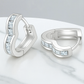 Heart Shaped Princess Cut Lab Grown Diamonds Hexagon Hoops