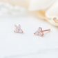 Tiny Trio Lab Grown Diamond Stud Earrings