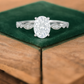 1.25 ct Oval Lab Grown Diamond Engagement Ring • Vintage Rose Gold Ring with Milgrain Detail