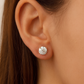 1/2ct Lab Grown Diamond Stud Earrings • 14K Yellow Gold Classic Solitaire Earrings