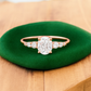 1.25 ct Oval Cut Lab Grown Diamond Engagement Ring • Vintage Inspired Wedding Ring