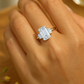 1.50 ct Five Stone Emerald Cut Lab Grown Diamond Engagement Ring
