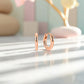 Classic Gold Tube Huggie Hoops • 14k Gold Hoops