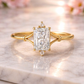 1.520ct Emerald Cut Lab Grown Diamond Engagement Ring