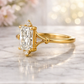 1.520ct Emerald Cut Lab Grown Diamond Engagement Ring