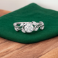 Vintage 0.50ct Round Cut Leaf Lab Grown Diamond Engagement Ring