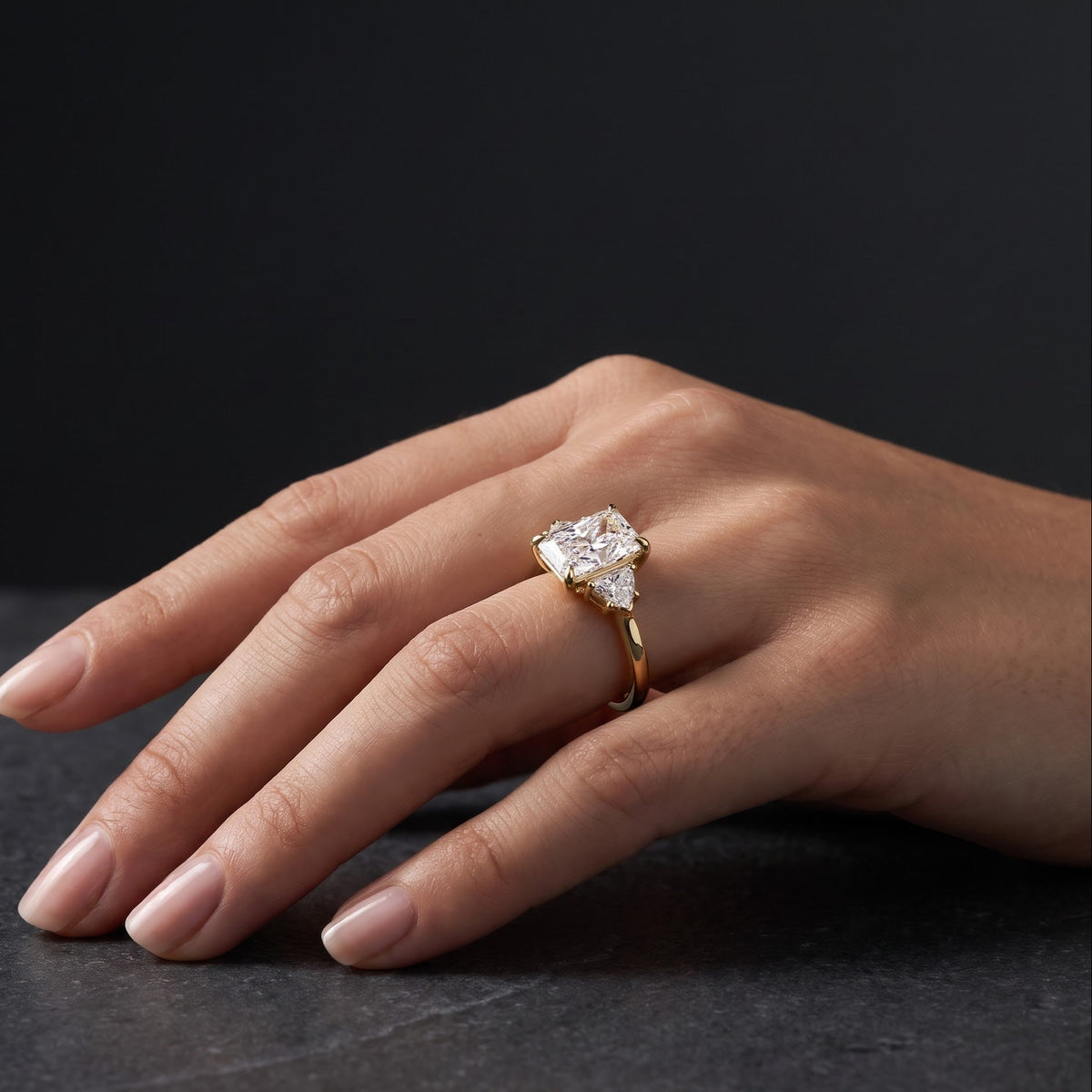 3 stone engagement ring​


